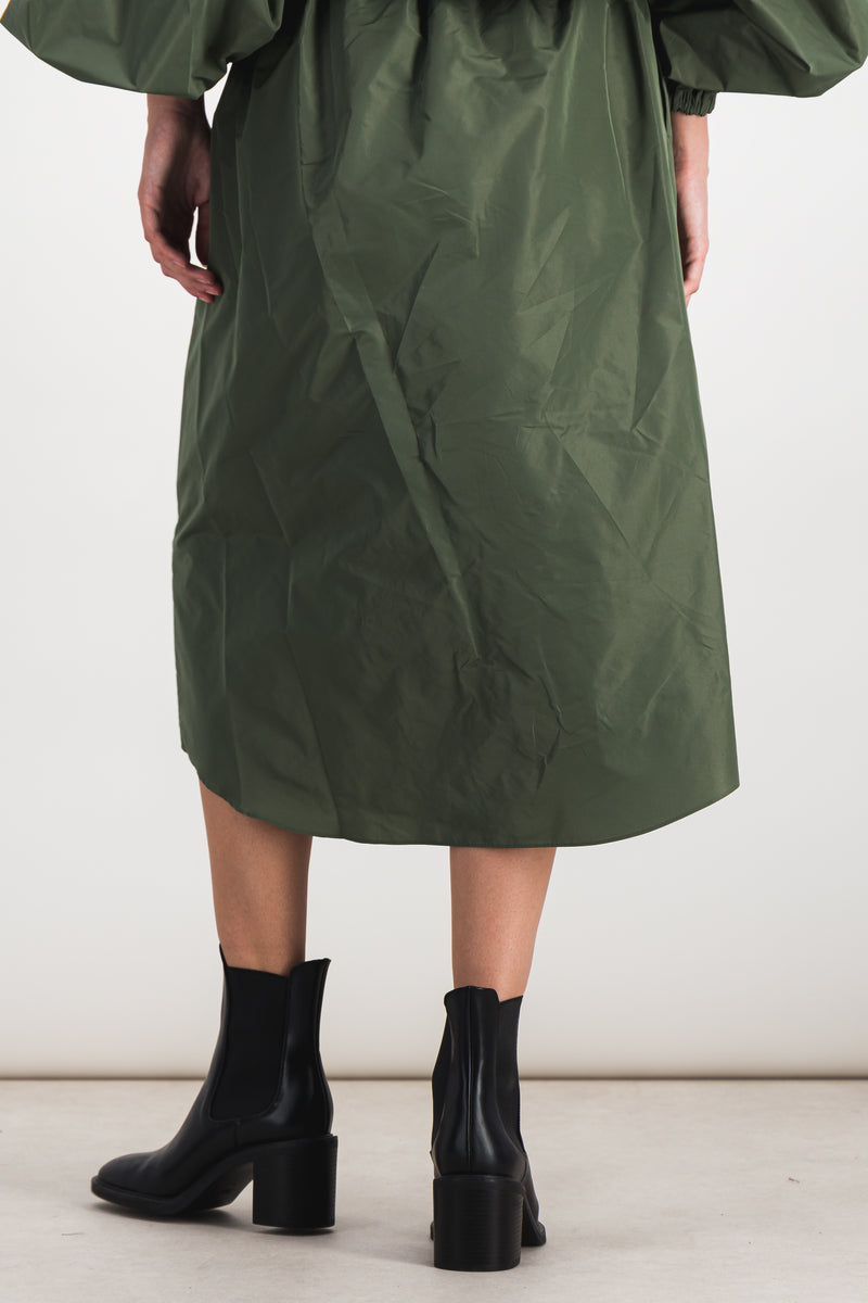 Patou - Gros grain pencil taffeta maxi skirt