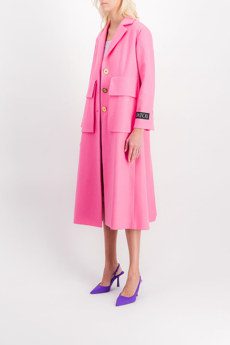 Patou - Long virgin wool coat
