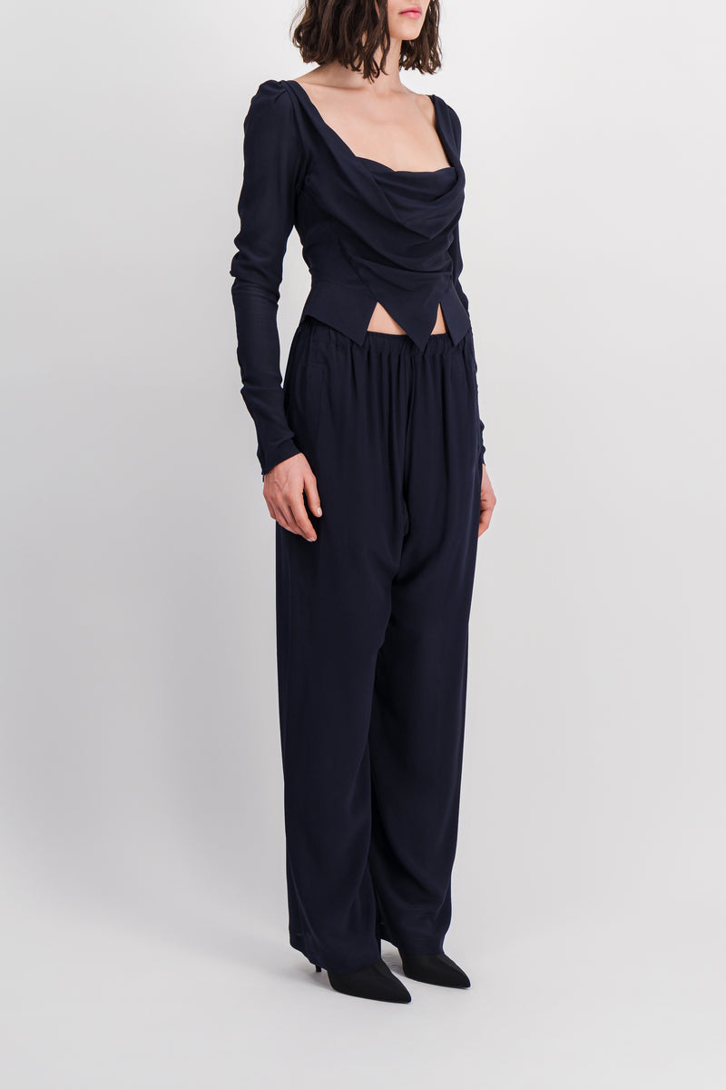 Vivienne Westwood - Loose pleated sarouel pants