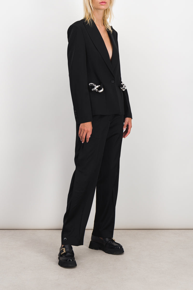 JW Anderson - Sliver chain link tailoring blazer
