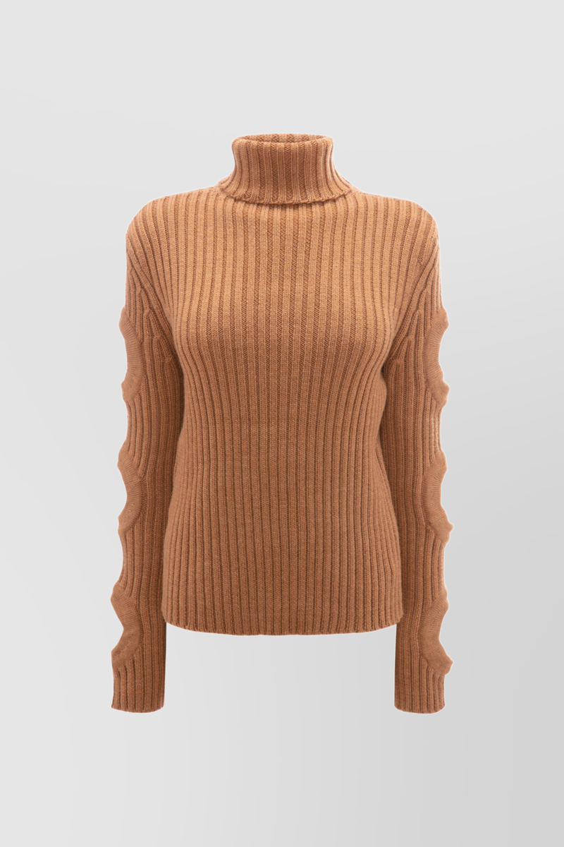 JW Anderson - Cut-out sleeve turtleneck sweater