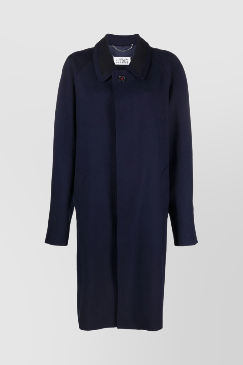 Maison Margiela - Straight virgin wool coat