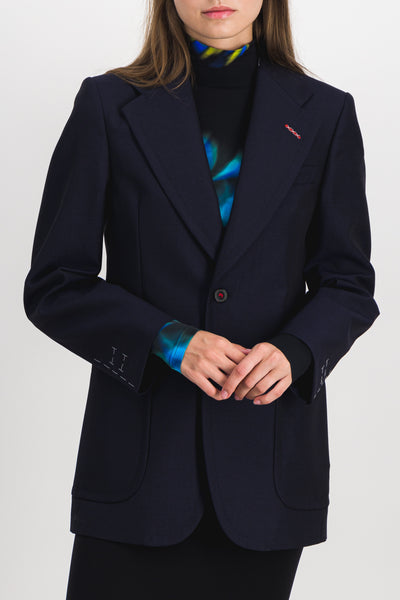 Icons v-neck wool blazer