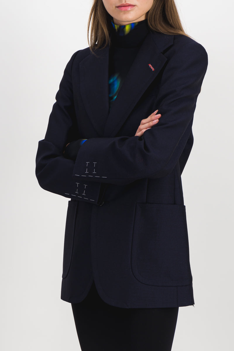 Maison Margiela - Icons v-neck wool blazer