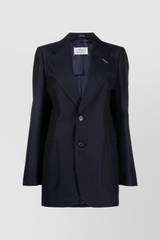 Icons v-neck wool blazer