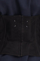 Black cotton corset