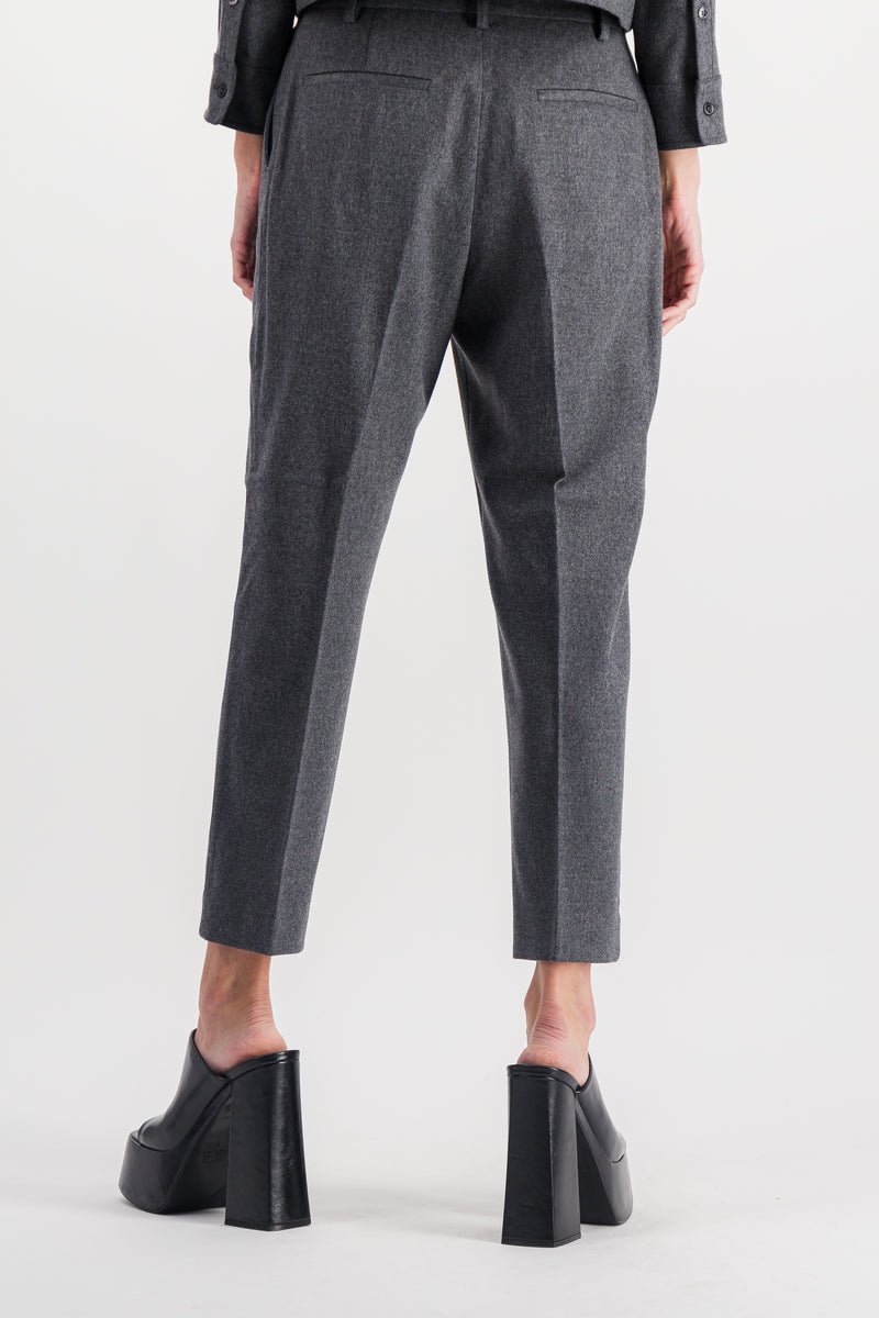 Marni - Cropped straight cigarette line pants