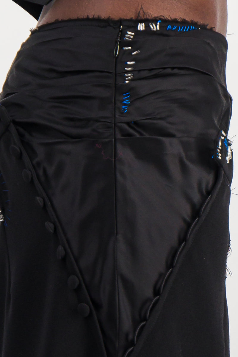 Marni - Asymmetric embellished skirt