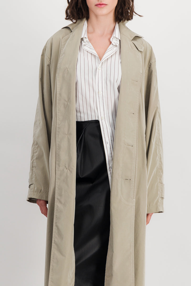 Maison Margiela - Sand fluid trench coat