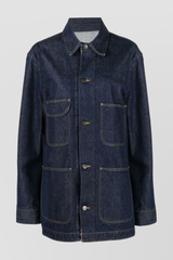 Oversize denim boyfriend shirt