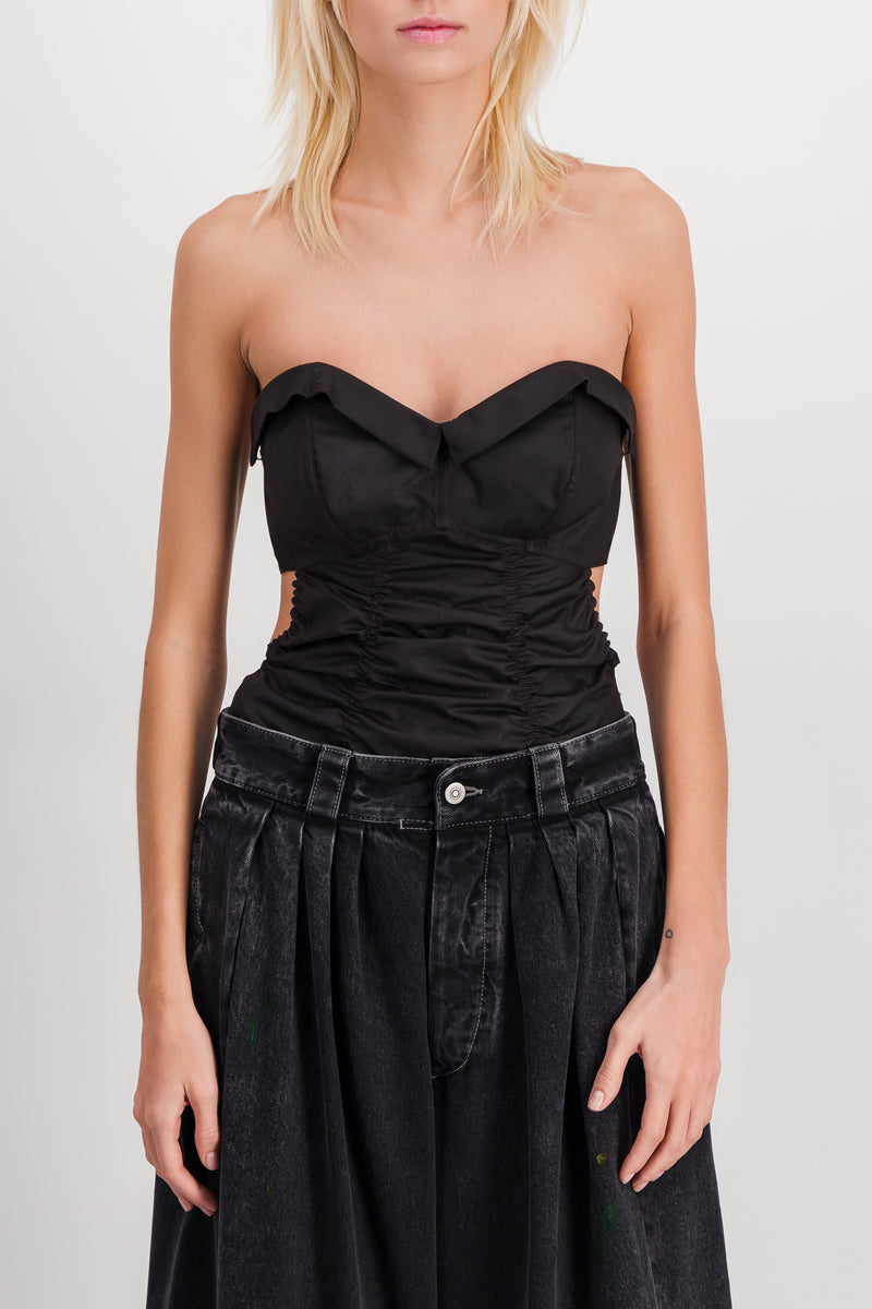 Maison Margiela - Vegan leather bustier body