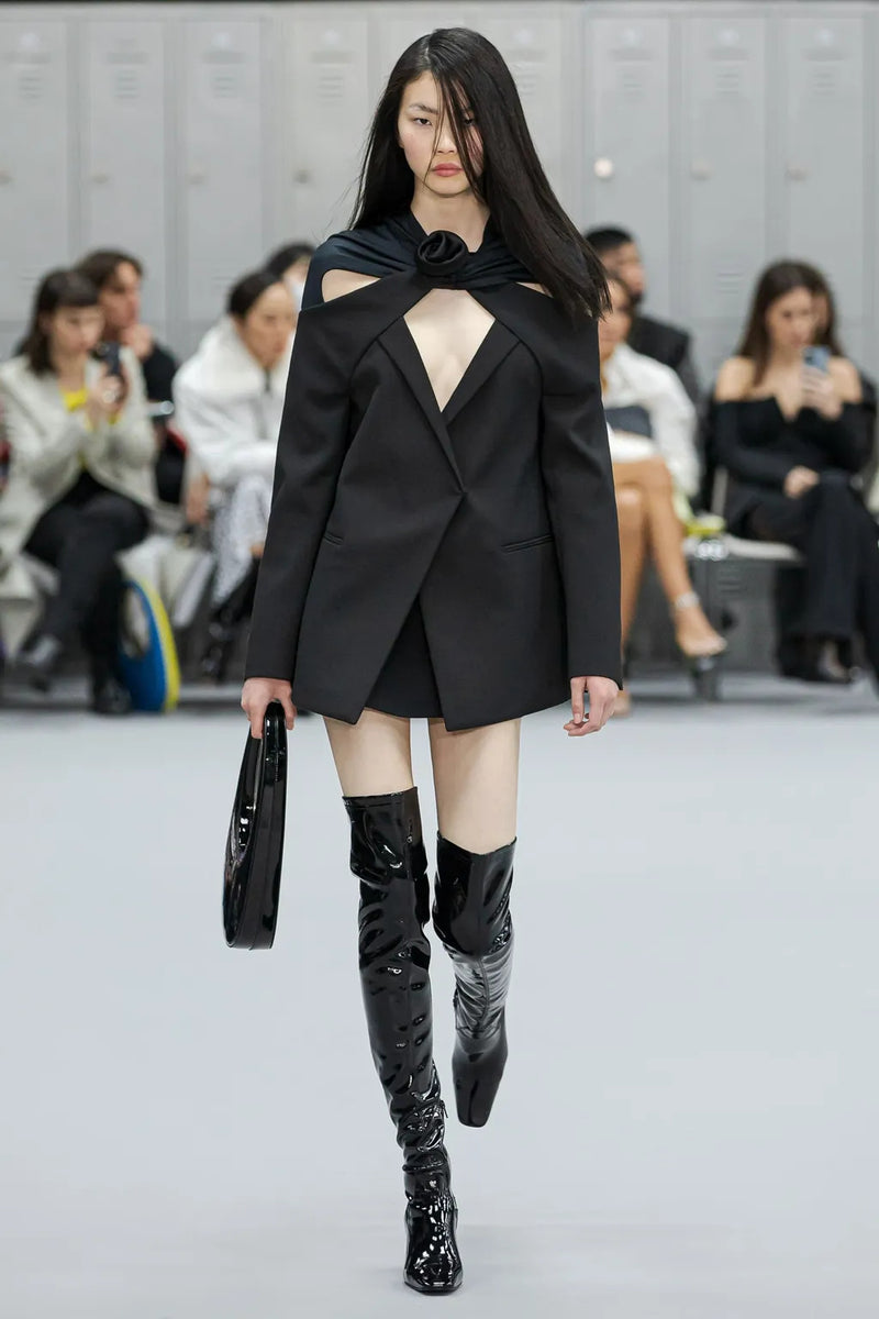 Coperni - Twisted cut out tailoring long blazer
