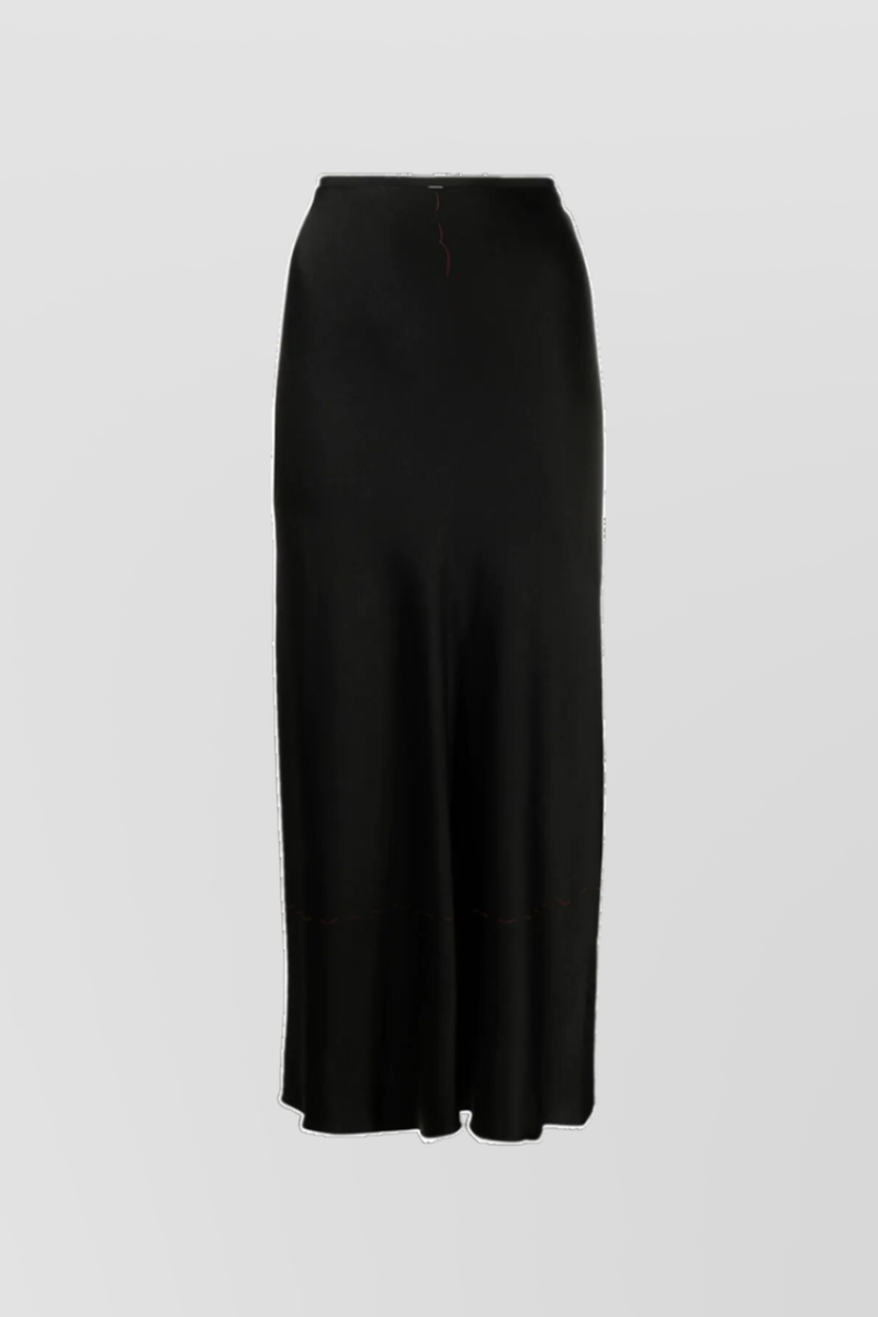Maison Margiela - Fluid satin maxi skirt