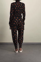 Printed jersey sarouel pants