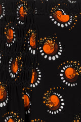 Printed jersey sarouel pants