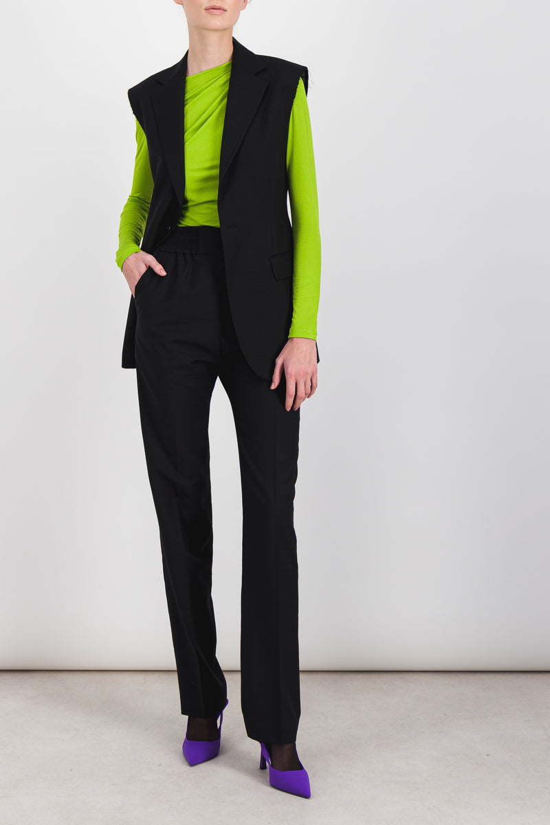 Atlein - Grain de poudre straight leg tailoring pants