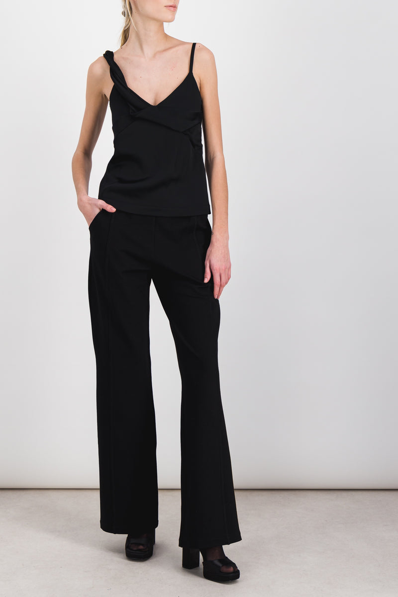 Atlein - Sustainable ocean jersey wide leg jogging pants