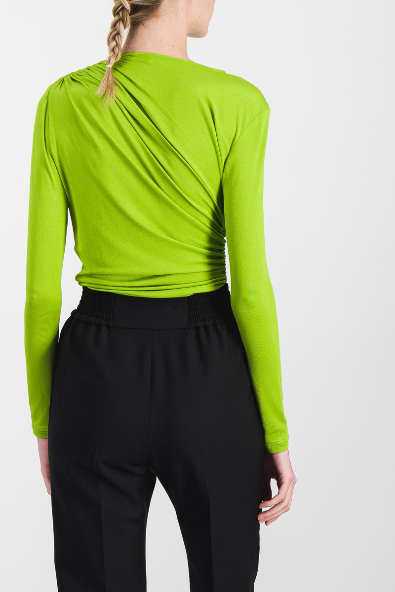 Atlein - Ruched bodycon jersey top