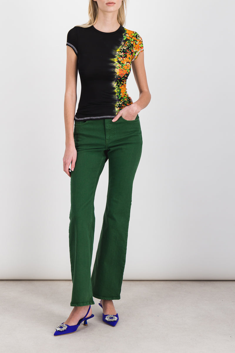 Atlein - Printed jersey t-shirt