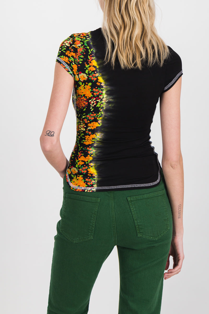 Atlein - Printed jersey t-shirt