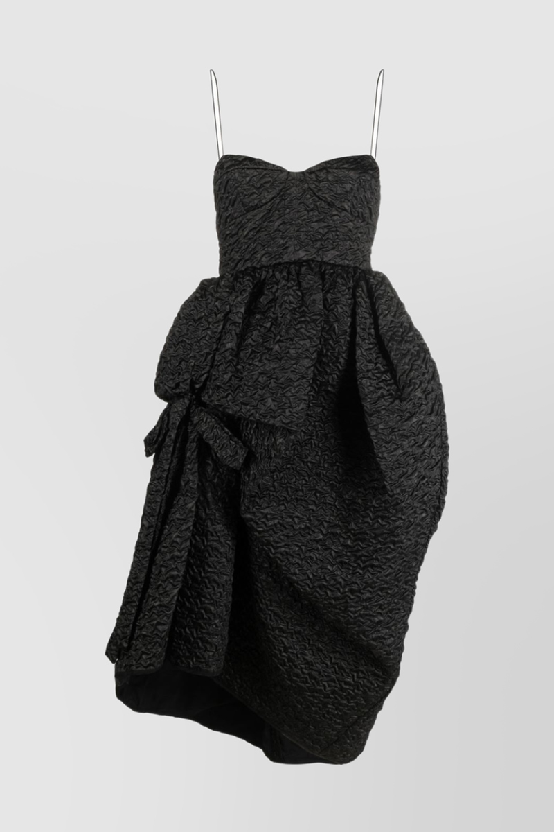 Cecilie Bahnsen - Bustier dress with asymmetrical skirt and bow