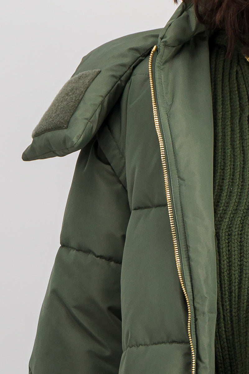 Patou - Oversized parka with detachable sleeves